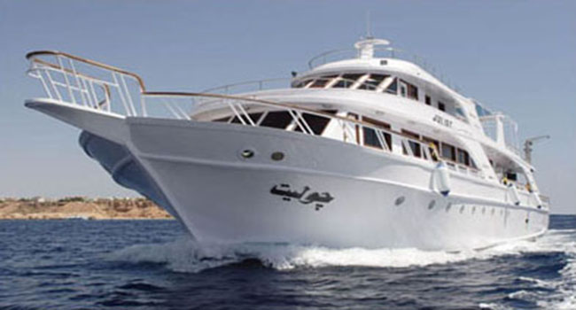 M/Y Juliet Luxus-Motoryacht  Tauchkreuzfahrt Safariboot in Sharm el Sheikh, Ägypten